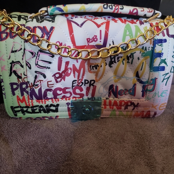Top handle graffiti bag - Picture 1 of 3